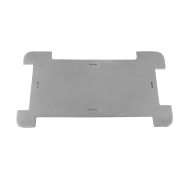 Skin straightening plate